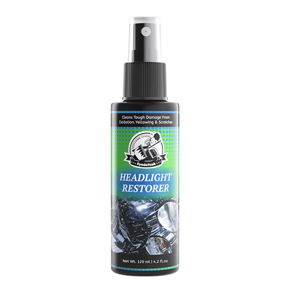 4.06oz Automotive Headlight Repair Kit - Quick Refurbishment Solution, No Polishing Required, Instantly Clear Cloudy Lenses, Enhances Visibility & Brightness, Easy-to-Use Restoration and Care Kit for Car Headlight Maintenance, Headlight Cleaner