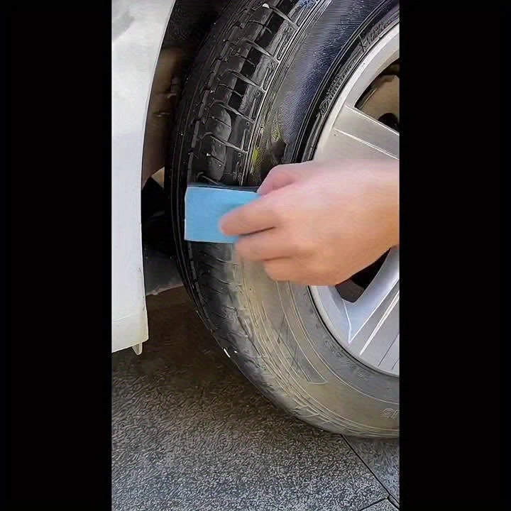 Tire Shine Spray & Dressing - High Gloss Black Tire Polish with UV Protection, Long-Lasting Coating for Cars, Quick-Acting Shine Restoration & Protection, Chemical-Free Formula, Fit for All Vehicles, Car Tire Shine, Vehicle Appearance Enhancement