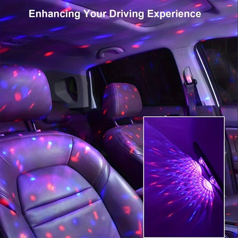 Car LED Lights Interior Auto Sensor USB RGB Ambient Atmosphere Neon Accent Lighting Cool Accessories Magnetic Strip Inside Car Roof Ceiling Footwell Hood Remote Music Sound Sync 12V