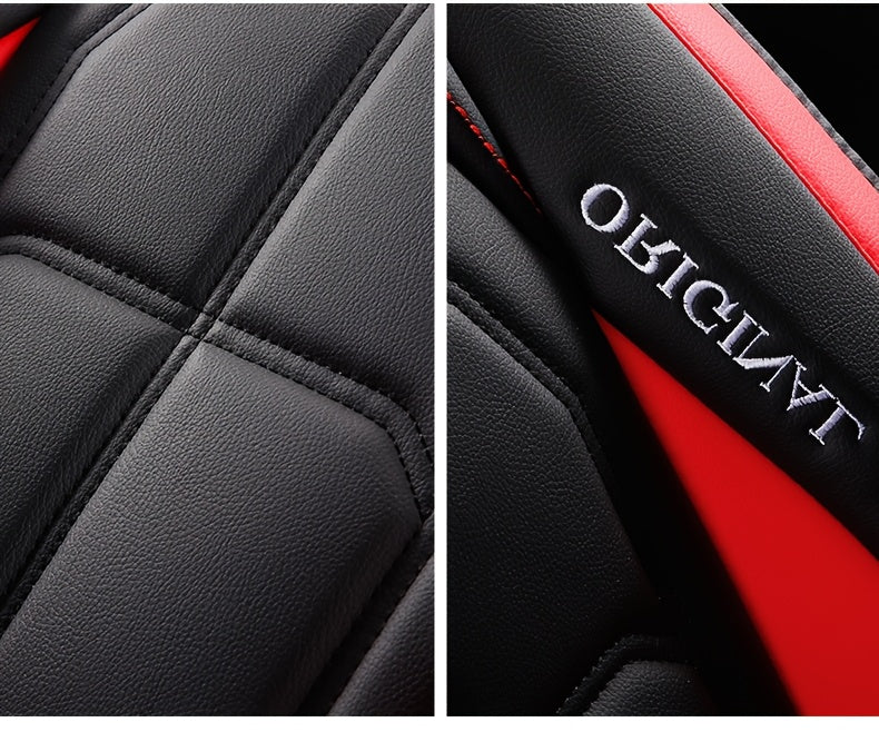 1pc, 2pcs, 5pcs, Advanced Faux Leather Car Seat Cover, Imitation Faux Leather Car Seat Cover, Protective Seat Cover, Suitable For Cars, SUVs, Vans And Trucks, Dirt-resistant, Send Gifts To Relatives