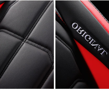 1pc, 2pcs, 5pcs, Advanced Faux Leather Car Seat Cover, Imitation Faux Leather Car Seat Cover, Protective Seat Cover, Suitable For Cars, SUVs, Vans And Trucks, Dirt-resistant, Send Gifts To Relatives