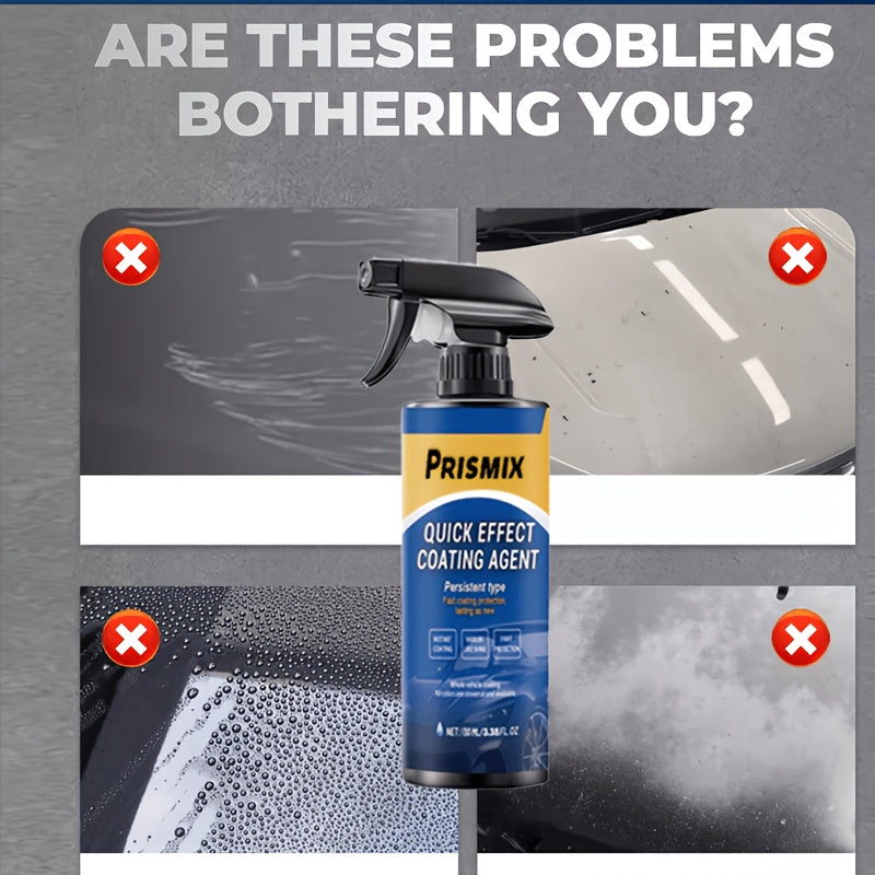 Car Coating Spray: Protective Ceramic Coating Nano Spray, Car Coating Polishing Spray, Plastic Restorer, Quick Repair for Minor Scratches. Car Care Restoration And Repair Paint Waxing Spray, Coating Sealing Liquid