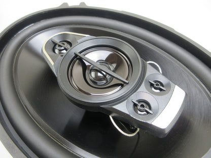 2pcs 6X9-inch 1300W(2X650W) 5-way Full-frequency Coaxial Car Speakers, Surround Sound Channel Configuration2.2, with Dust Cover And Audio Cable for Car Door Auto Audio Music Stereo Door Speakers, Perfect for Car Audio Upgrade, Without Battery
