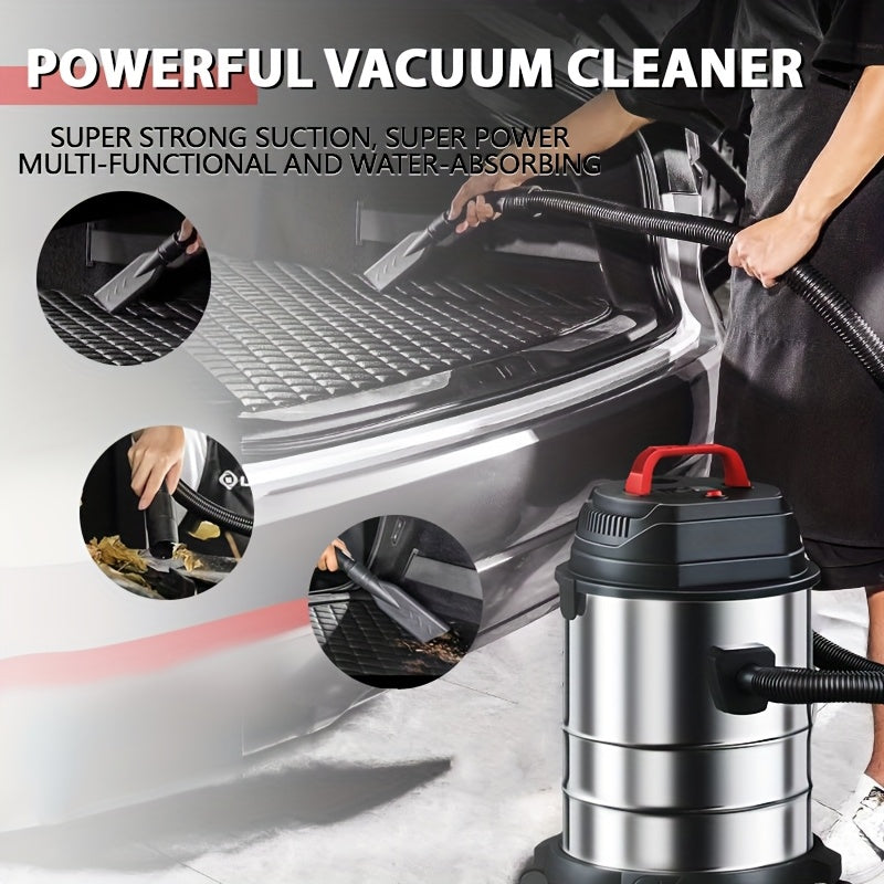 Wet Dry Vacuum Cleaner 5.28–6.6 Gal – High-Power Shop Vac, Super Suction, Efficient Filtration, for Car & Home