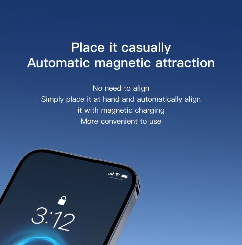 iPhone 12/13/14/15/16 Series Magnetic Car Wireless Charger with Fast Charging, Dual Cooling Fans, Strong Magnetic Base, Air Vent Mount - Qi1 Compatible for Apple iPhone 12-16 (Sleek Circular Design), Vehicle Charging Station, Modern Gadget Accessory, Effi