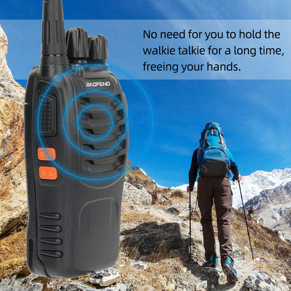 2pcs New Baofeng BF-888S Upgrade Walkie Talkie Wireless Copy Frequency Long Range Portable BF888S Ham Two Way Radio Hunting