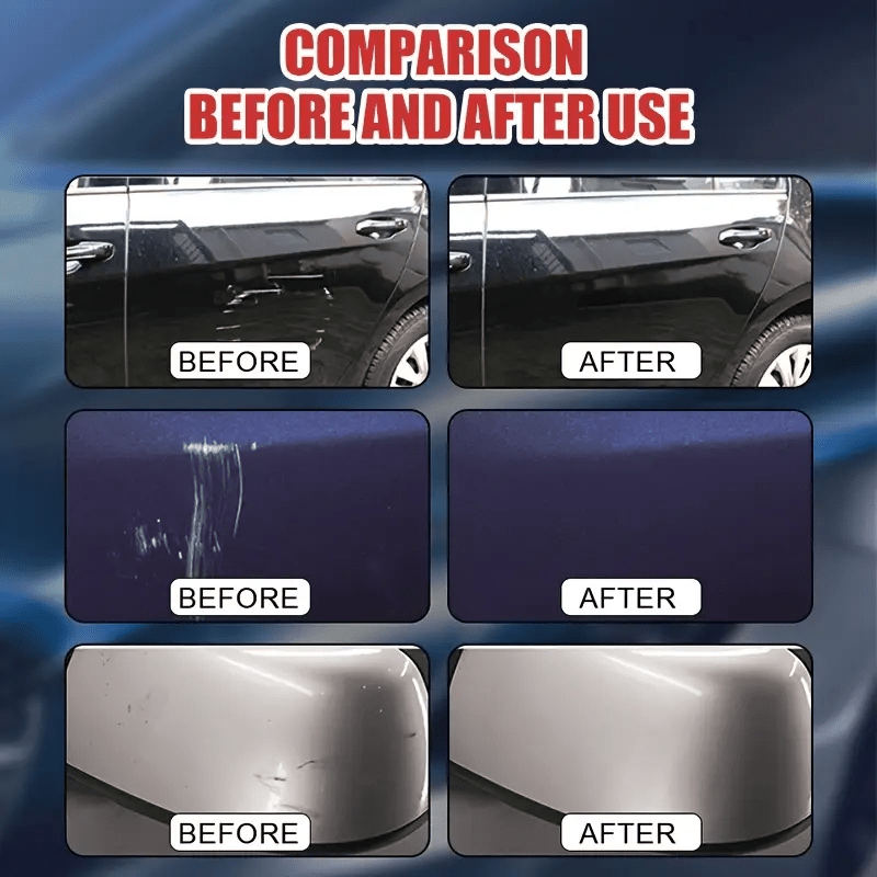 7.44oz Professional Scratch Repair Wax | Fast-Acting, Multi-Surface Scratch Remover for Cars, Motorcycles, Furniture & Appliances - Restores Surfaces to Like-New Condition in Minutes, Ideal for Car and Motorcycle Maintenance