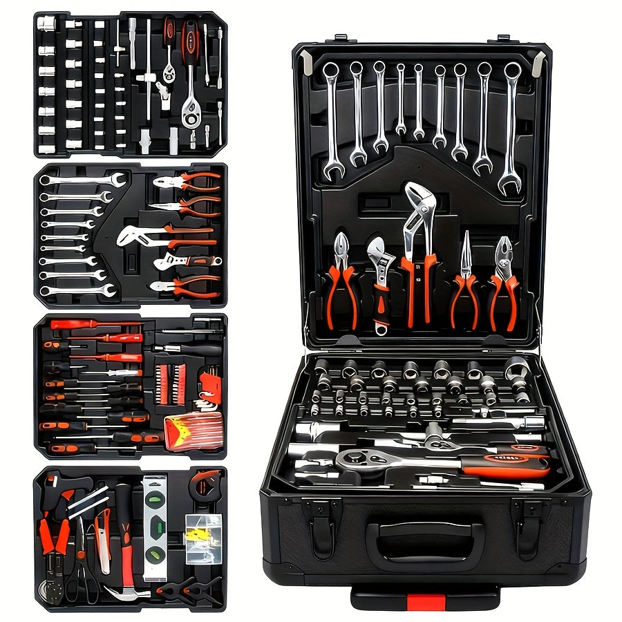 899/52pcs Professional Tool Set, Multi-functional Toolbox, Portable Design, For Home And Car Repair, A Tool Set For Enthusiasts And Professionals, A Gift For Friends, Local Shipping