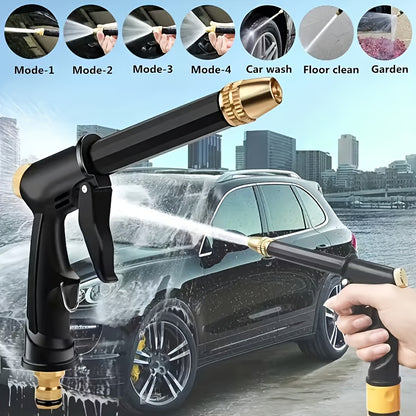Portable Wash Spray Gun Enhanced Water Flow Easy Grip Christmas New Year Handy Item for Car Wash & Garden Use