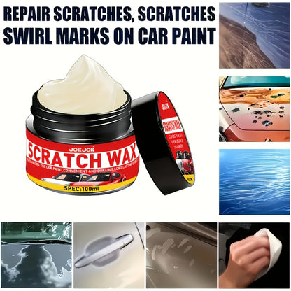 Car Scratch Repair Wax, Upgraded Car Paint Scratch Removal Suit-polishing and Waxing Repair Cream, Recovery Scratch Repair Cream