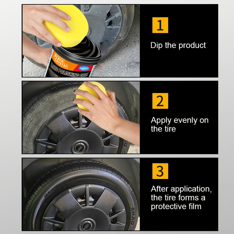 150G/5.29Oz Complete Car Revitalization Set: Restore Plastic, Enhance Interior Shine, Tires & Fix Discoloration - Suitable for Halloween Treats, Christmas Presents