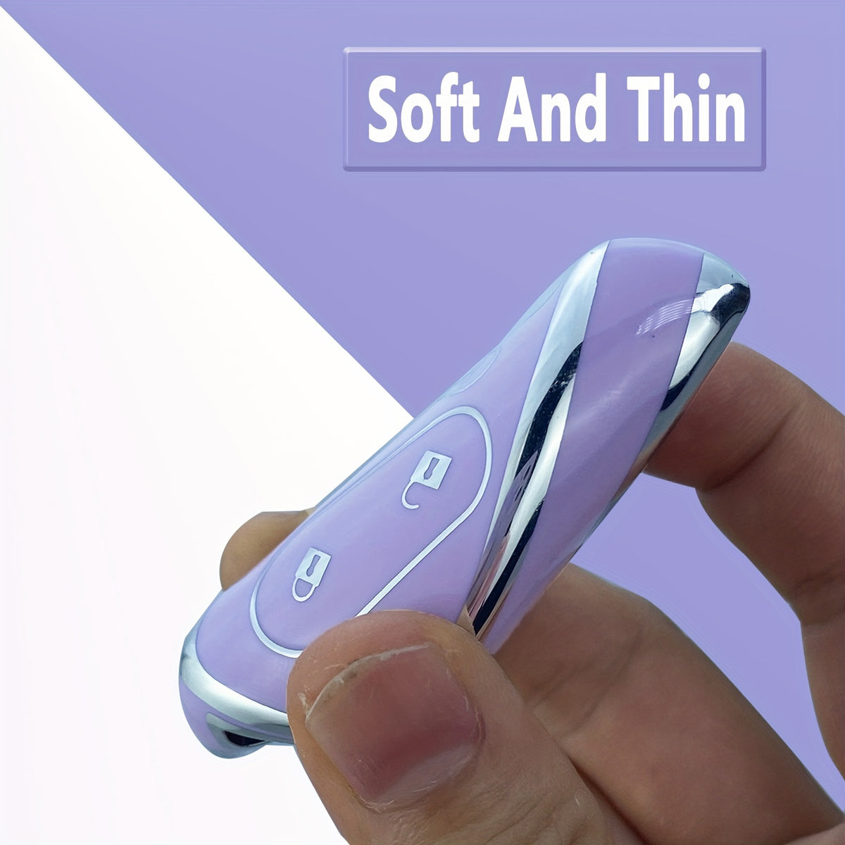 Honda Key Fob Cover Case – Accord Civic CR-V CR-Z Fit Odyssey Crosstour Protector Shell, Purple Blue White Black