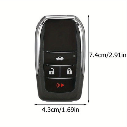 Set of 2 Enhanced Flip Key Fob Shells with 4 Buttons for Toyota Models Including Camry, Corolla, Venza, for Scion, And for Xb from 2007 to 2012, FCCID HYQ12BBY