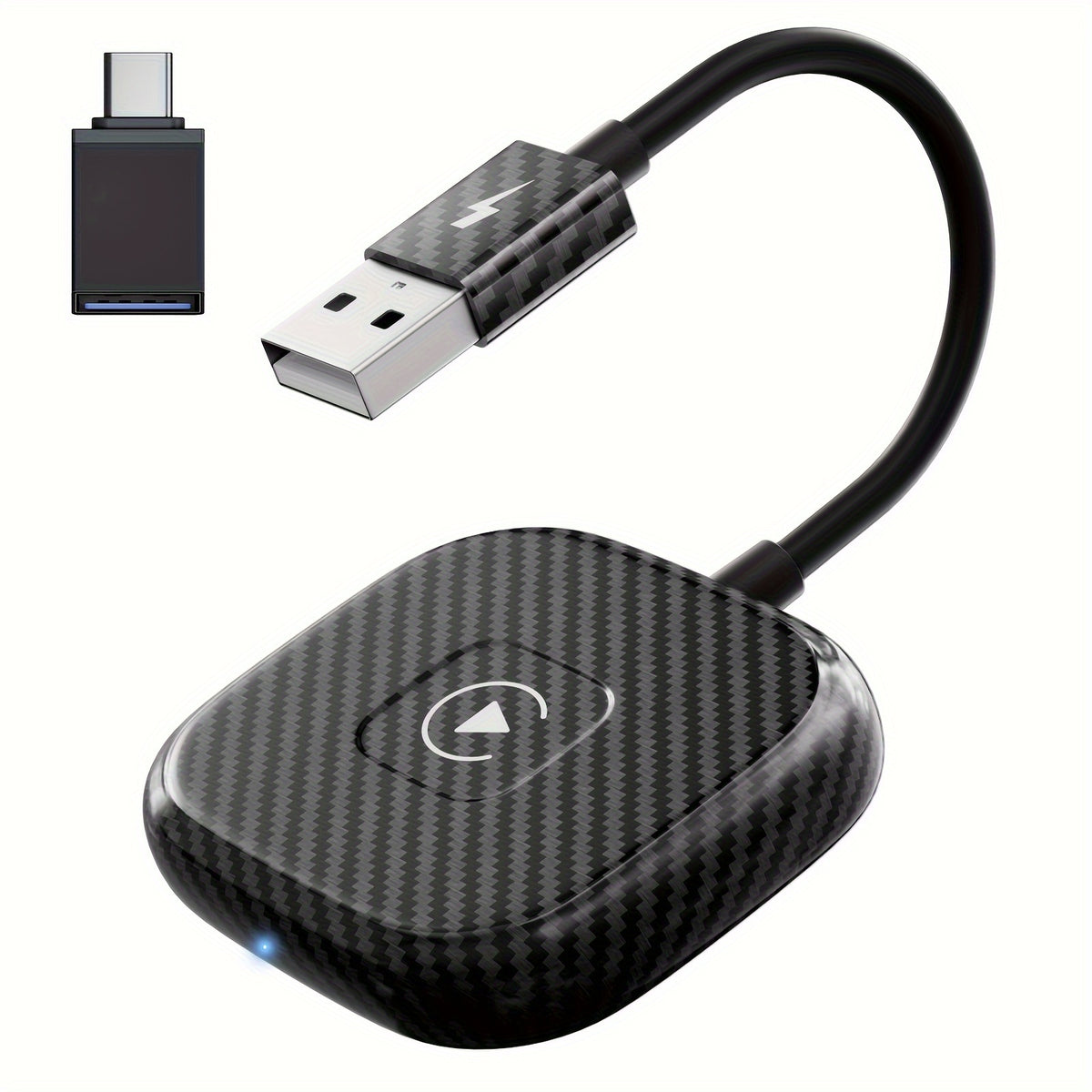 Wireless CarPlay Adapter for iPhone – Plug & Play USB Dongle, Converts Wired CarPlay to Wireless, Auto-Connect, No App Needed for Music, Calls & Navigation