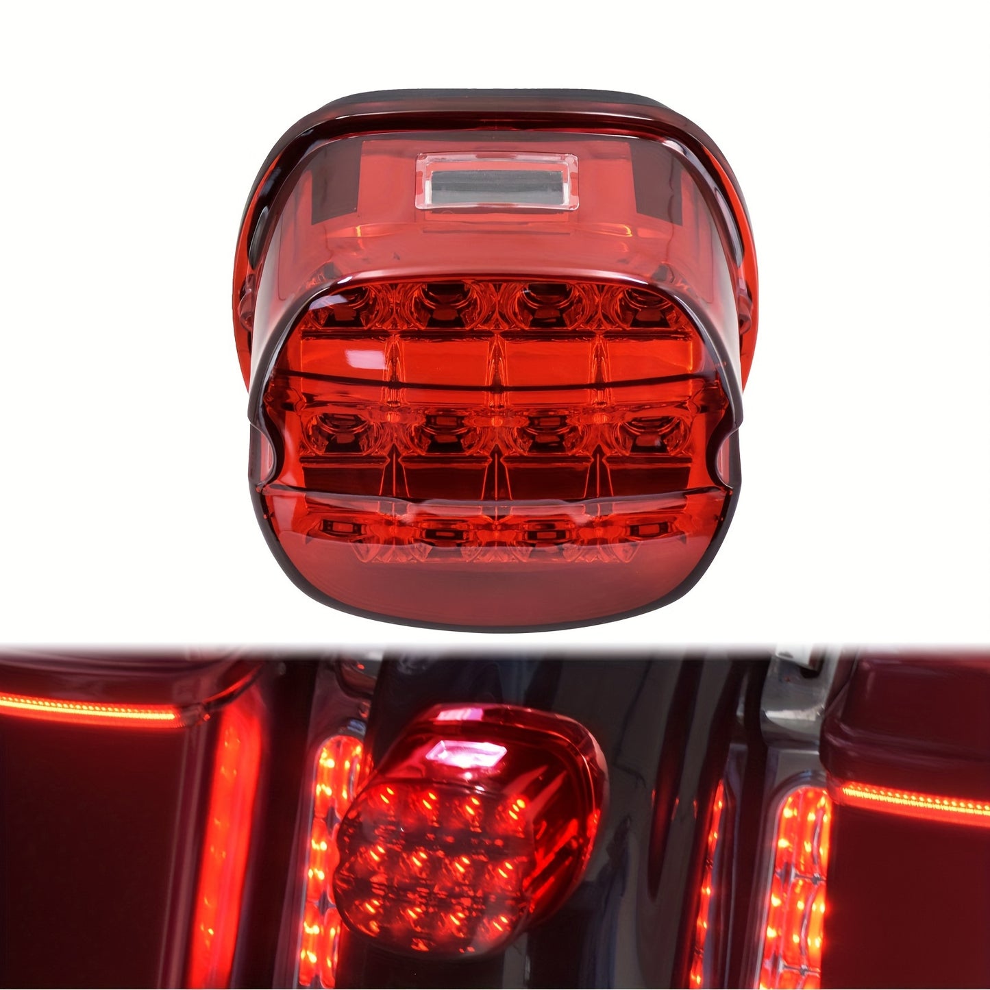 LED License Plate Rear Lamp for Harley-Davidson – Sportster, Dyna, Touring, Road King & Electra Glide
