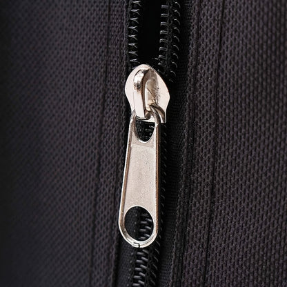 A 520-Slot PU Faux Leather CD Holder, Spacious Enough for Storage, Shielded by a Plastic Cover, This Black Bag Is Ideal for Cds And Dvds. It'S a Portable Storage Solution Perfect for Events, Moving, Promotional Advertising, And Anniversary Parties