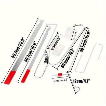 9+1 Air Bag Professional Car Tools Car Emergency Repair Door Tool Kit