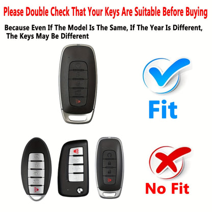 Key Fob Cover Case for Nissan for Pathfinder for Rogue for Kicks Accessories