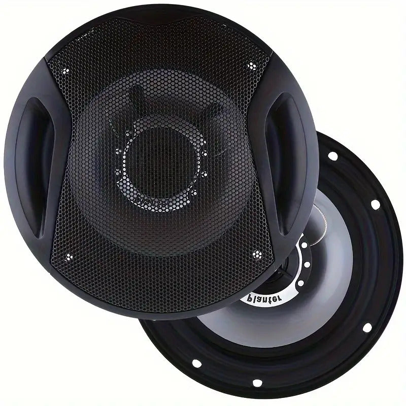 KELUNEGLO 6.5 Inch 400W Car Coaxial Speakers Stereo Car Door Hifi Full Range Speakers High-Quality Rubber Edges, Powerful Magnets, Truck Speakers Car Door Music Audio System Upgrade Universal Fits for Ford, for CHEVROLET, for TOYOTA, for HONDA, Etc.