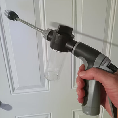 Portable Wash Spray Gun Enhanced Water Flow Easy Grip Christmas New Year Handy Item for Car Wash & Garden Use