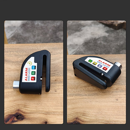 Motorcycle Lock Bicycle Lock Anti-theft Lock Disc Brake Lock Dirt Bike Lock 110dB Alarm System 500mAh Battery USB Charging Complimentary Cable Reminder Rope