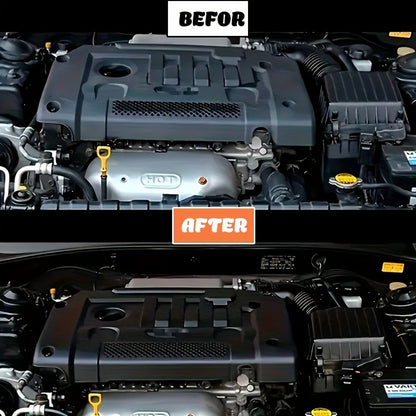 Engine Compartment Repair And Protection Spray: High-Gloss Protective Agent-To Improve The Brightness of The Plastic, Heat And UV Resistance, Long-Lasting Protective Coating