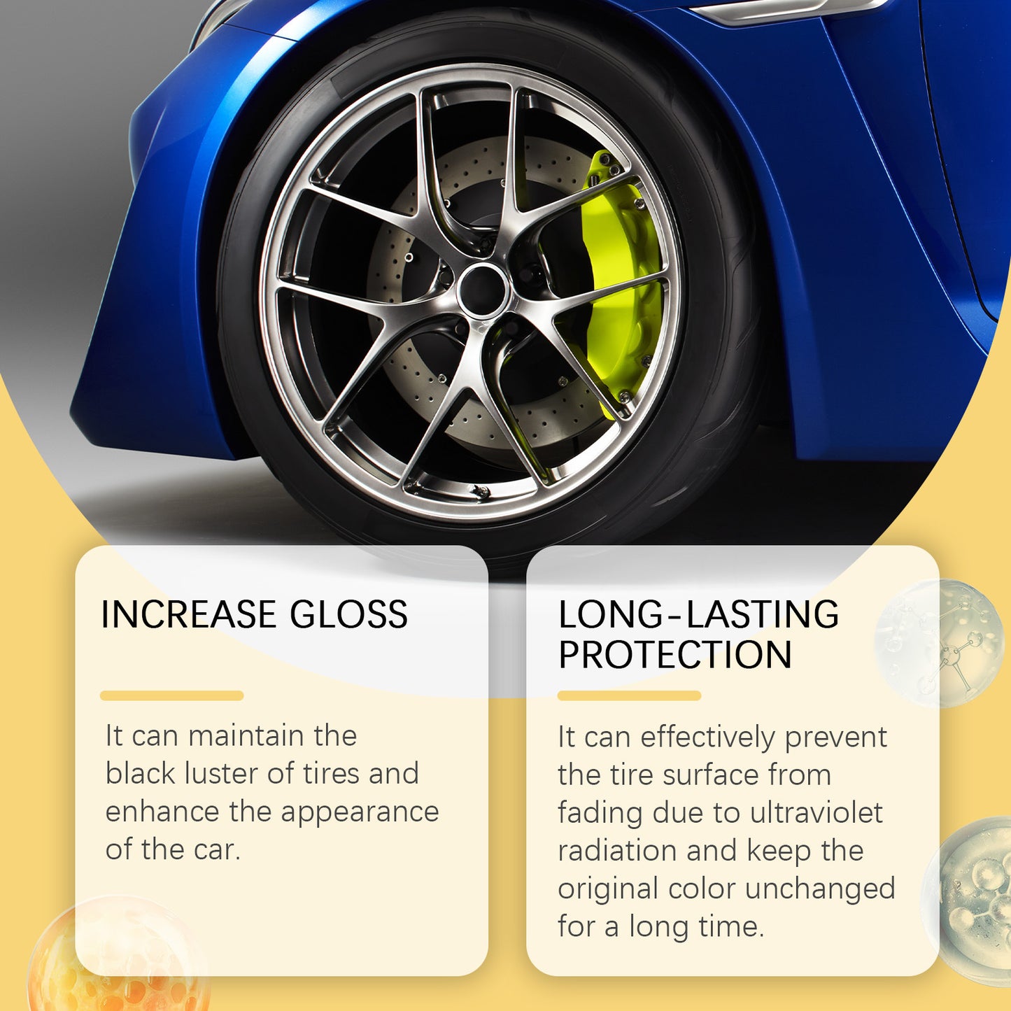 2pcs Car Black Interior Tire Polishing And Retreading Paste Tire Cleaning Rust Removal Polishing Shine Enhancement Anti-Fouling Wheel Retreading Paste - Lasting Shine, Noticeable Effect, Beeswax Ingredients, No Professional Tools Needed