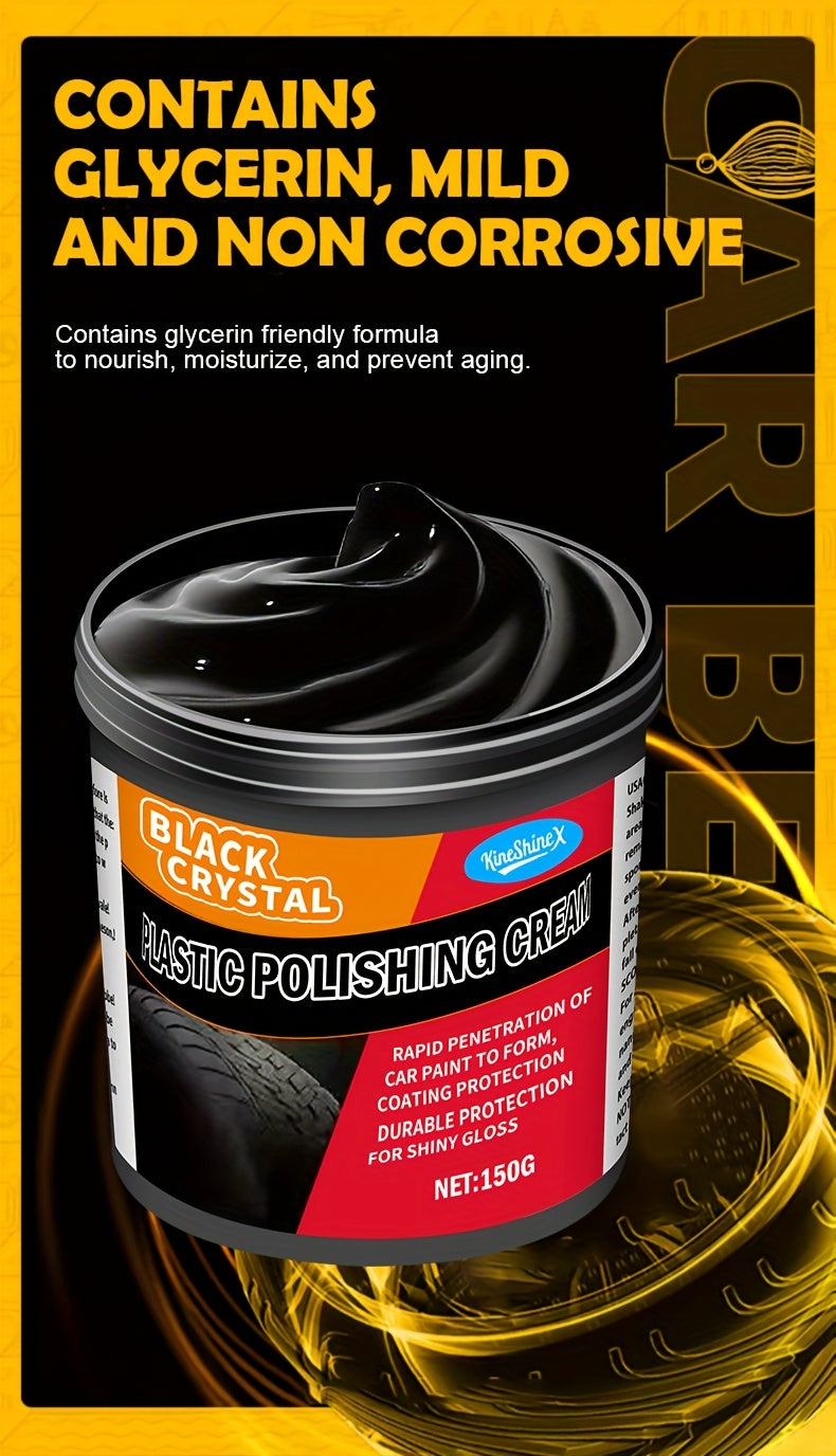 150G/5.29Oz Complete Car Revitalization Set: Restore Plastic, Enhance Interior Shine, Tires & Fix Discoloration - Suitable for Halloween Treats, Christmas Presents