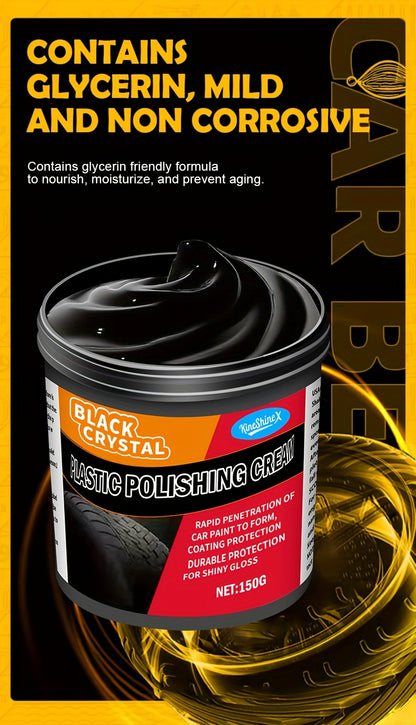 150G/5.29Oz Complete Car Revitalization Set: Restore Plastic, Enhance Interior Shine, Tires & Fix Discoloration - Suitable for Halloween Treats, Christmas Presents