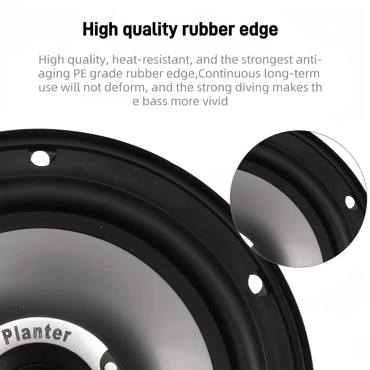 KELUNEGLO 6.5 Inch 400W Car Coaxial Speakers Stereo Car Door Hifi Full Range Speakers High-Quality Rubber Edges, Powerful Magnets, Truck Speakers Car Door Music Audio System Upgrade Universal Fits for Ford, for CHEVROLET, for TOYOTA, for HONDA, Etc.