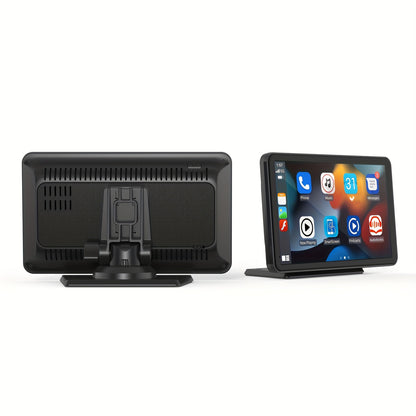 Portable Wireless Carplay Car Stereo, 10.26" Inch HD Touchscreen For Car With CarPlay & Android Auto With Mirror Link/Backup Camera/Siri/Wireless/Navigation/AUX For All Vehicles