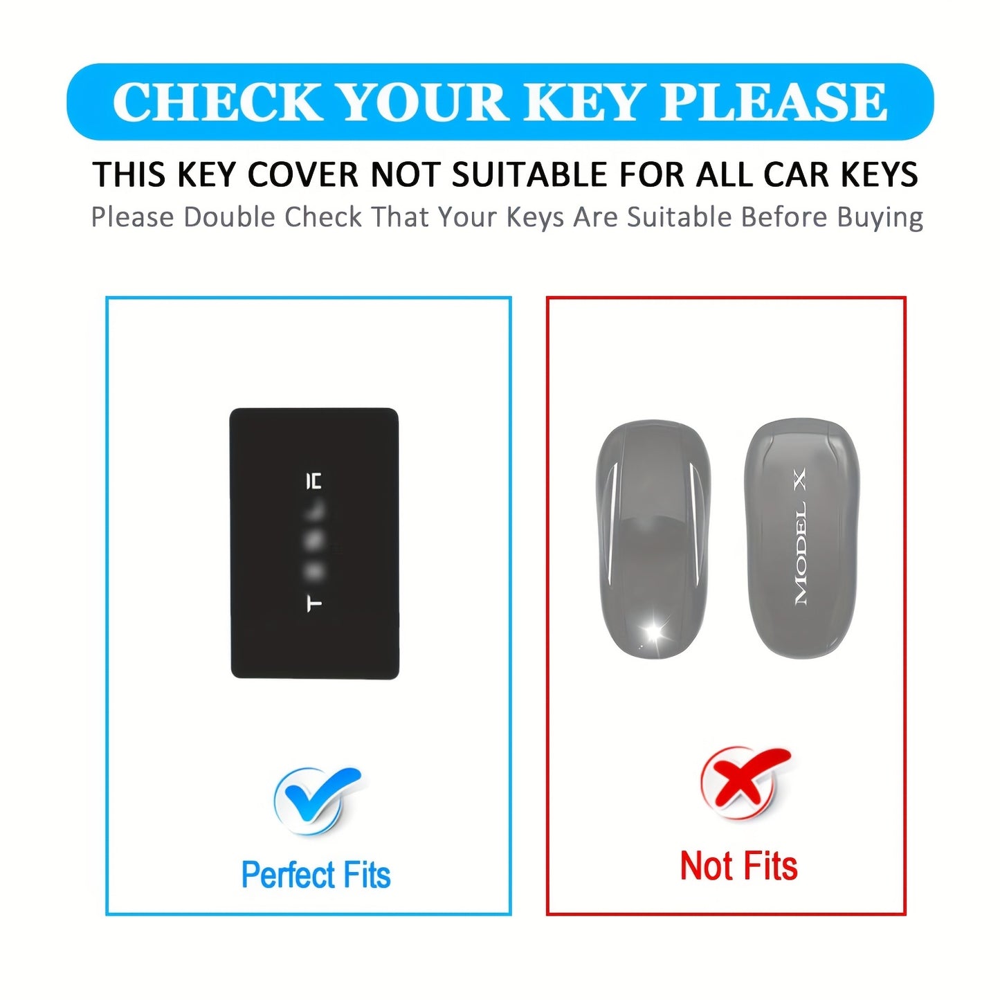 TPU Key Card Holder for Tesla Key Card, Suitable for Model S/X/3/Y Cybertruck Key Card. Key Card Holder Case for Tesla Model 3 for Model Y S/X Soft TPU Full Protection Key Fob Cover Shell Additions Key Chain 2pcs.