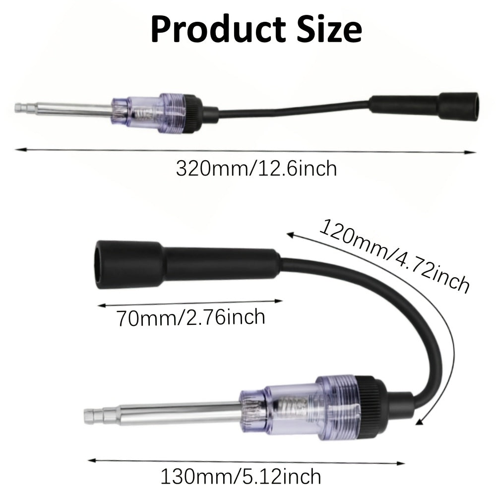 Set of 3 Spark Plug Testers, Engine Ignition Coil Tester, Automotive And Lawn Mower Engine Diagnostic Tool