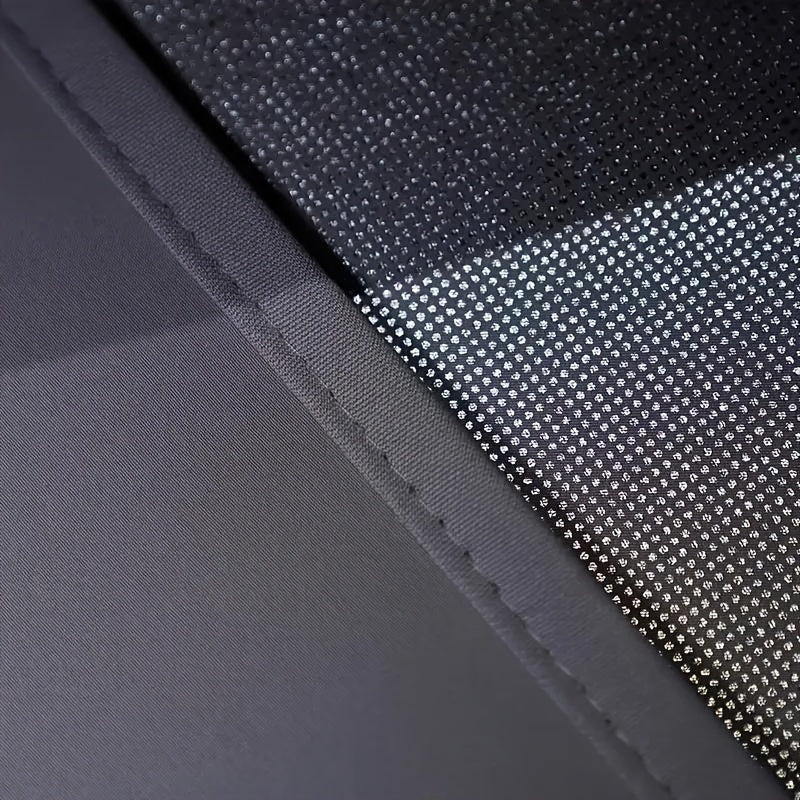 for The for TESLA Model 3 from 2017 to 2023, a Folding Sunshade with Thermal Insulation Is Available, Paired with a Set of Two Ice Crystal Sun Visors in Gray And Black, a Great Value Purchase