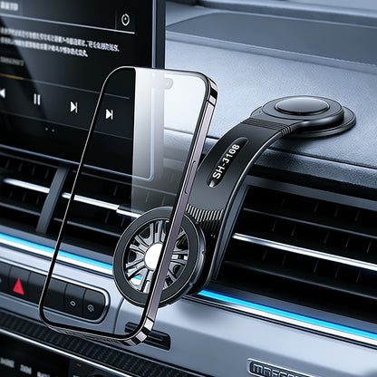 1 Fleximounts Magnetic Car Phone Holder, Detachable And Bendable Aluminum Arm, Suitable for Dashboard Installation of Most Models, Halloween, Christmas Gifts, Fashion Design, Road Trip Essentials, Modern Additions, Car Interior Additions