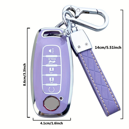 Key Fob Cover Case for Nissan for Pathfinder for Rogue for Kicks Accessories