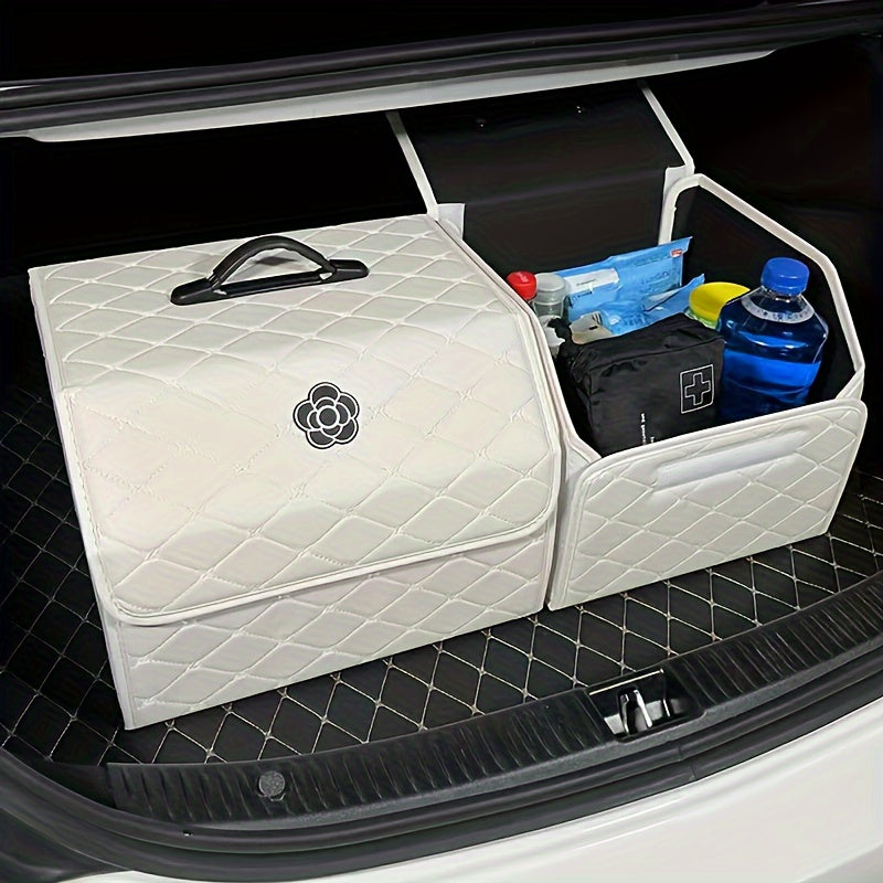 Car Trunk Storage Box, Multifunctional, Foldable, Large Capacity Car Storage, Car Interior Additions