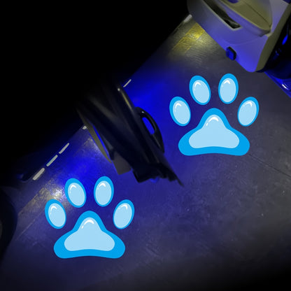 4pcs Door Light Logo LED Projector Car Door Step Courtesy Welcome Lights Cute Pattern Projection Light Festive Atmosphere Door Night Light