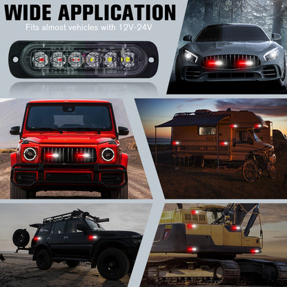 8pcs Ultra-Bright LED Light Bar, LED Car Lights, Car Light LED Truck Pickup Lighting Decoration With For Truck，RV，Car Van， Boat