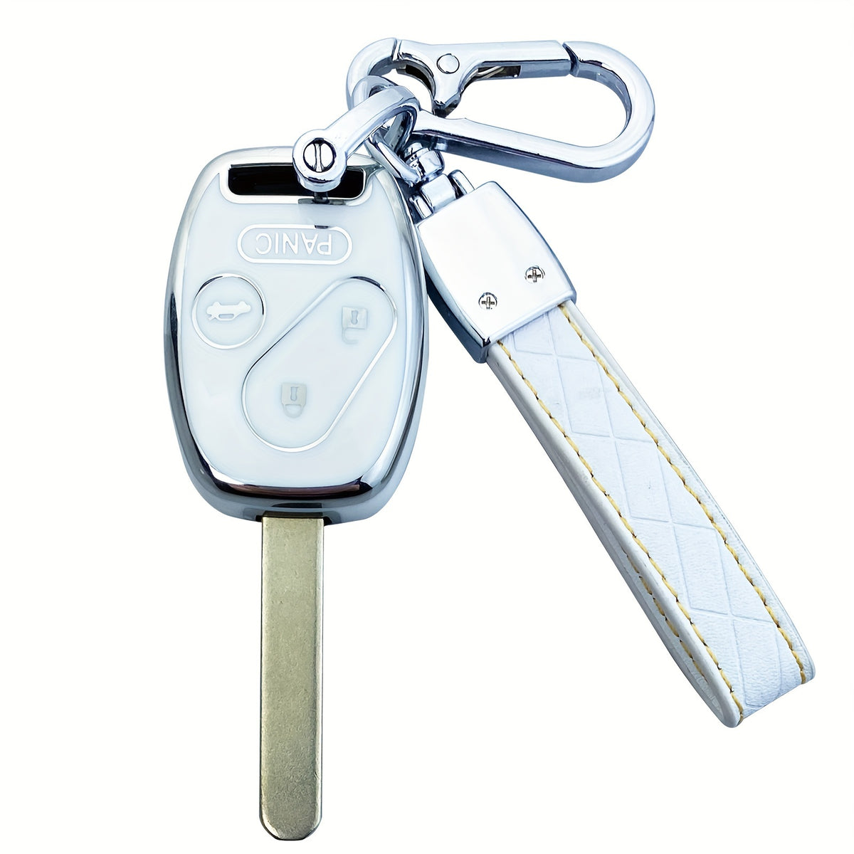 Honda Key Fob Cover Case – Accord Civic CR-V CR-Z Fit Odyssey Crosstour Protector Shell, Purple Blue White Black