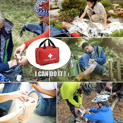 Car small portable emergency kit hand emergency kit Medical rescue kit Car emergency outside travel first aid