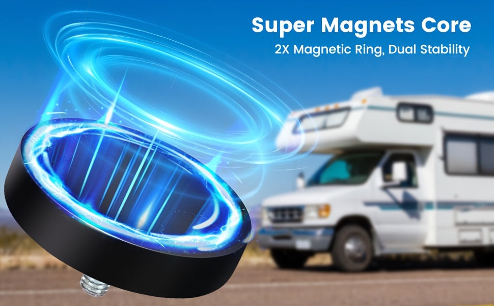 2/1pc, Magnetic RV Solar Light, with Super Strong Magnet Motion Sensor Lights, Solar Outdoor Lights Waterproof, for Trailers, Campers | Outdoor Exterior Lighting Rv Additions, RV Porch Awning Lights, Easy Installation