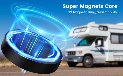 2/1pc, Magnetic RV Solar Light, with Super Strong Magnet Motion Sensor Lights, Solar Outdoor Lights Waterproof, for Trailers, Campers | Outdoor Exterior Lighting Rv Additions, RV Porch Awning Lights, Easy Installation