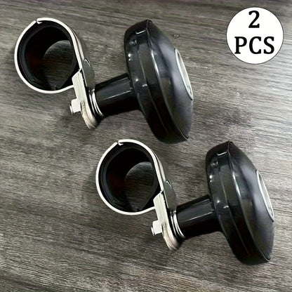1/2pcs High-End Carbon Fiber Steering Wheel Knobs Are Universal, Enhancing Driving Comfort And Made of Durable PC Material