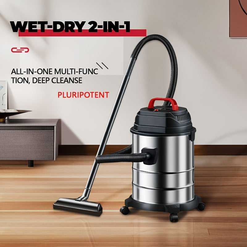 Wet Dry Vacuum Cleaner 5.28–6.6 Gal – High-Power Shop Vac, Super Suction, Efficient Filtration, for Car & Home