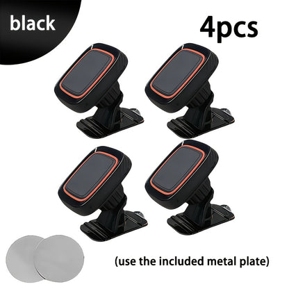 [Magnetic Phone Holder] VUXS Powerful Magnet Phone Holder, Used for Dashboard, Rotatable Magnetic Phone Holder, Compatible with iPhone, Samsung And Other Phones, with 4 Metal Plates And 4 Reinforced Magnets, High-Quality Magnetic Phone Holder