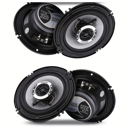KELUNEGLO 6.5 Inch 400W Car Coaxial Speakers Stereo Car Door Hifi Full Range Speakers High-Quality Rubber Edges, Powerful Magnets, Truck Speakers Car Door Music Audio System Upgrade Universal Fits for Ford, for CHEVROLET, for TOYOTA, for HONDA, Etc.