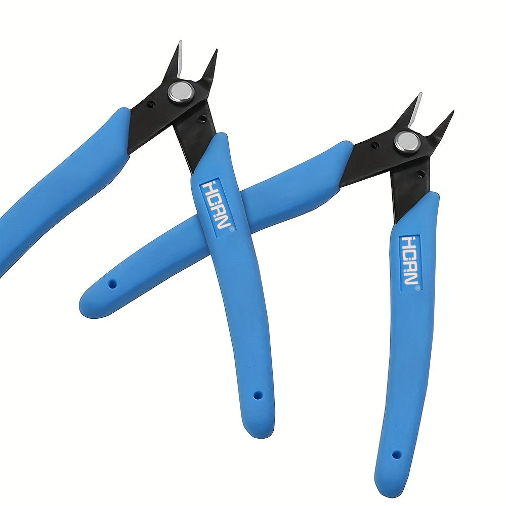 [Precision Flush Cutter Pliers] 5/10pcs 5-Inch Precision Flush Cutter Pliers - Durable Steel, Rust-Resistant, Micro Side Cutting Nippers For Electronics, Zip Ties, Crafts, Model Kits, Set Of 10