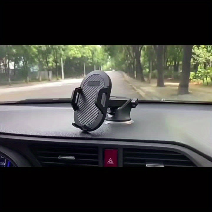 Universal Car Dashboard Phone Holder | Adjustable, Compatible with All Mobile Phones, ABS Material, For Safe Navigation and Hands-free Calling - A Gift for Yourself