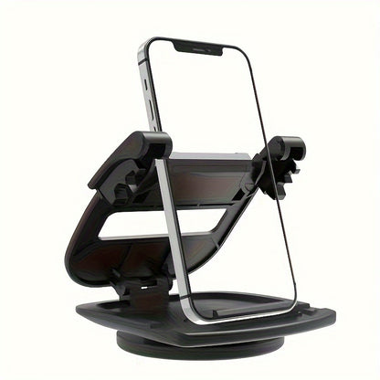[360° Rotation] All-Around View Car Phone Mount - Universal Dashboard Cradle with 360° Rotation for Secure, Hands-Free Driving - Compatible for Iphone, for Samsung for Galaxy, And for Android Smartphones